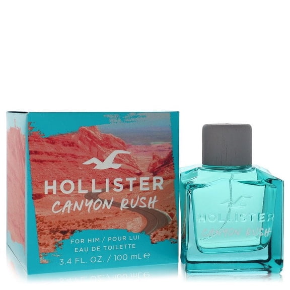 Hollister Canyon Rush Eau de Toilette for Men Spray 3.4 oz / 100ml