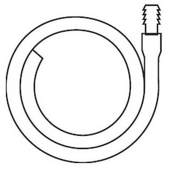 Hollister Extension Tubing 18 Inch L, 11/32 Inch ID, Oval, Kink Resistant, With Connector, 9345 - Pack of 10