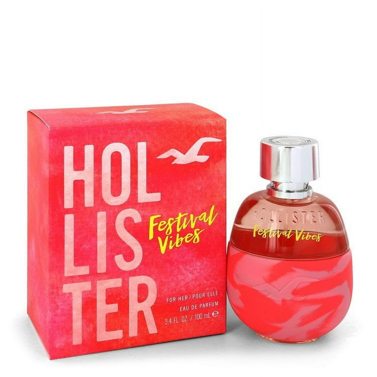Hollister Festival Vibes Eau De Parfum Spray By Hollister - 3.4 oz Hollister Festival Vibes Eau De Parfum Spray By Hollister - 3.4 oz