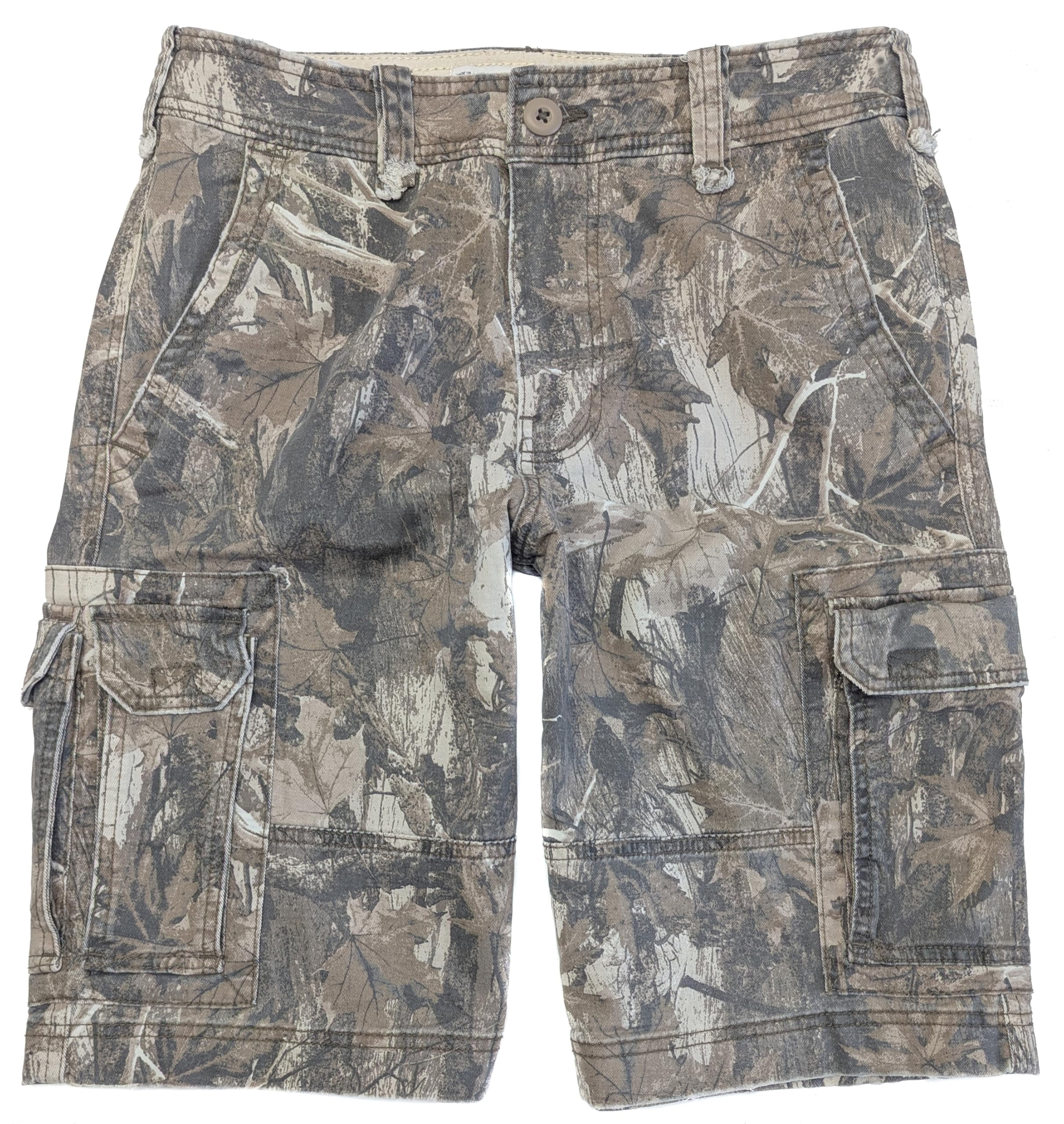 Hollister Men's Baggy Denim Cargo Shorts Hits at The Knee HOM-13