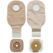 Hollister New Image Colostomy/Ileostomy Kit - 3.5 Inch Stoma, Yellow Code, 4 Inch Flange, 12 Inch Length, Microseal Closure, 5 Count