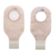 Hollister New Image Drainable Ostomy Pouch 18194 Lock n Roll Closure, 12" Length, Ultra-Clear, 2-3/4" Flange Size, AF300 Filter, Blue Color Match, 10 Count