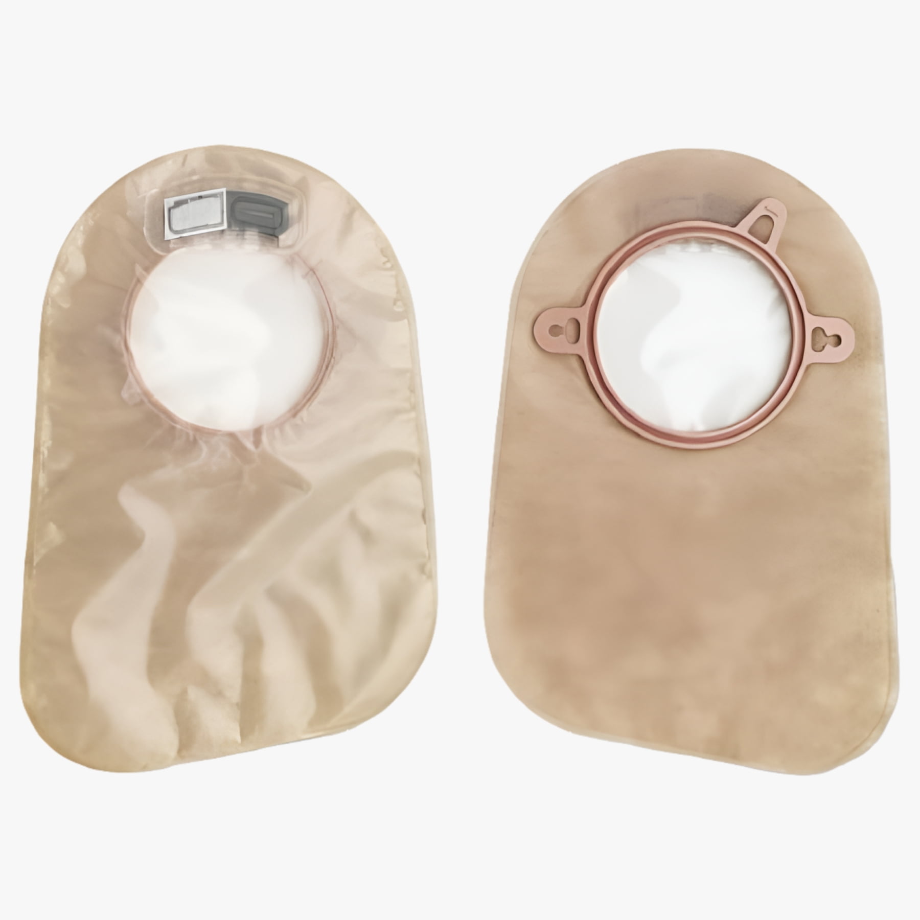 Hollister New Image Ostomy Pouch QuietWear Filter 2.75 Inch Flange 9 Inch Length Beige Closed End 30 Count Walmart