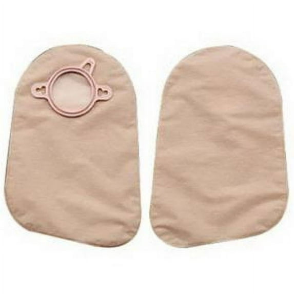 Hollister New Image Ostomy Pouch - Red Code, 2.25 Inch Flange, 9 Inch Length, Beige, Closed End, 30 Count