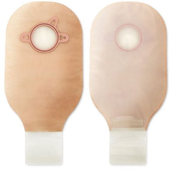 Hollister New Image Two-Piece Drainable Ostomy Pouch  Lock 'n Roll Microseal Closure -18133 Box of 10