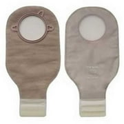 Hollister New Image Two-Piece Drainable Ostomy Pouch, Lock n Roll Microseal Closure Filter, Transparent
