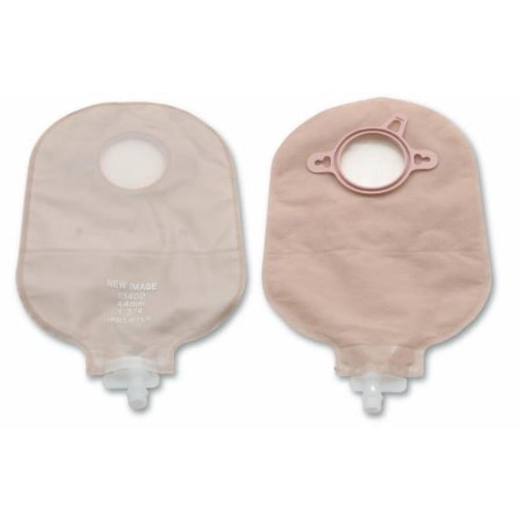 Hollister New Image Urostomy Pouch - Red Code, 2.25 Inch Stoma, 9 Inch Length, Ultra-clear, Drainable, 10 Count
