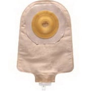 Hollister Premier One-Piece 9in Urostomy Pouch - Convex Flextend Barrier, Tape, Opening Pre-sized 1-1/4in, Beige, Box of 5