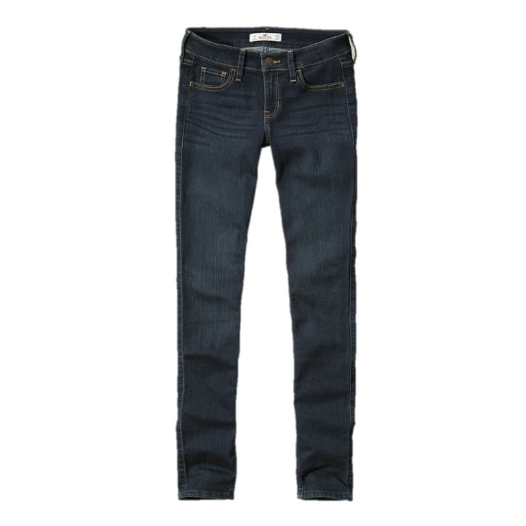Hollister Womens Super Skinny Jeans Dark Wash Walmart