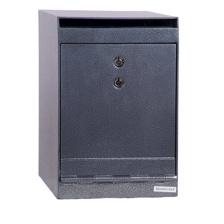 Hollon Safe Drop Slot Safe Gray