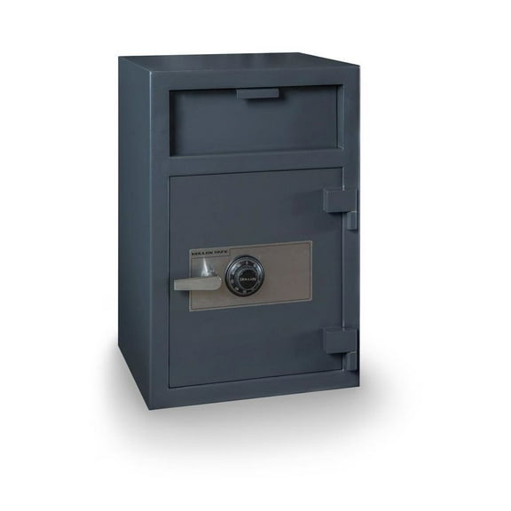 Hollon Safe Depository Safe Gray