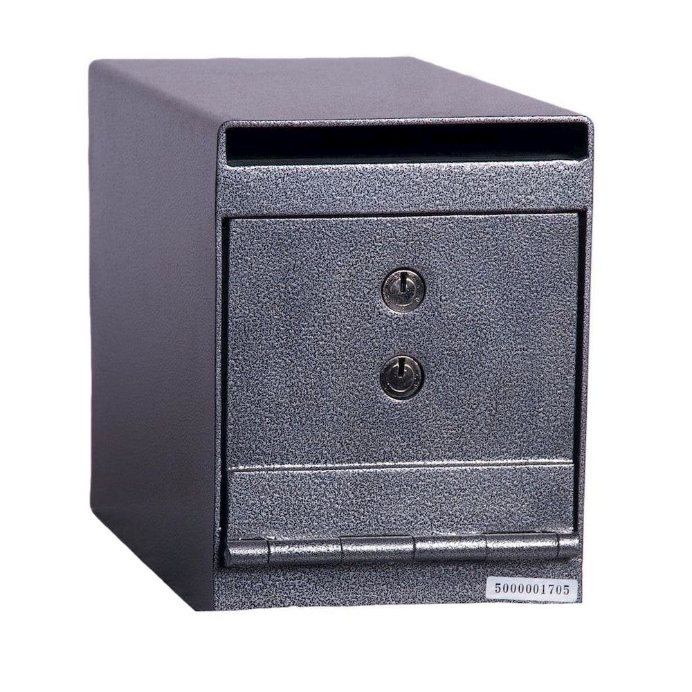 Hollon Safe Drop Slot Safe Gray