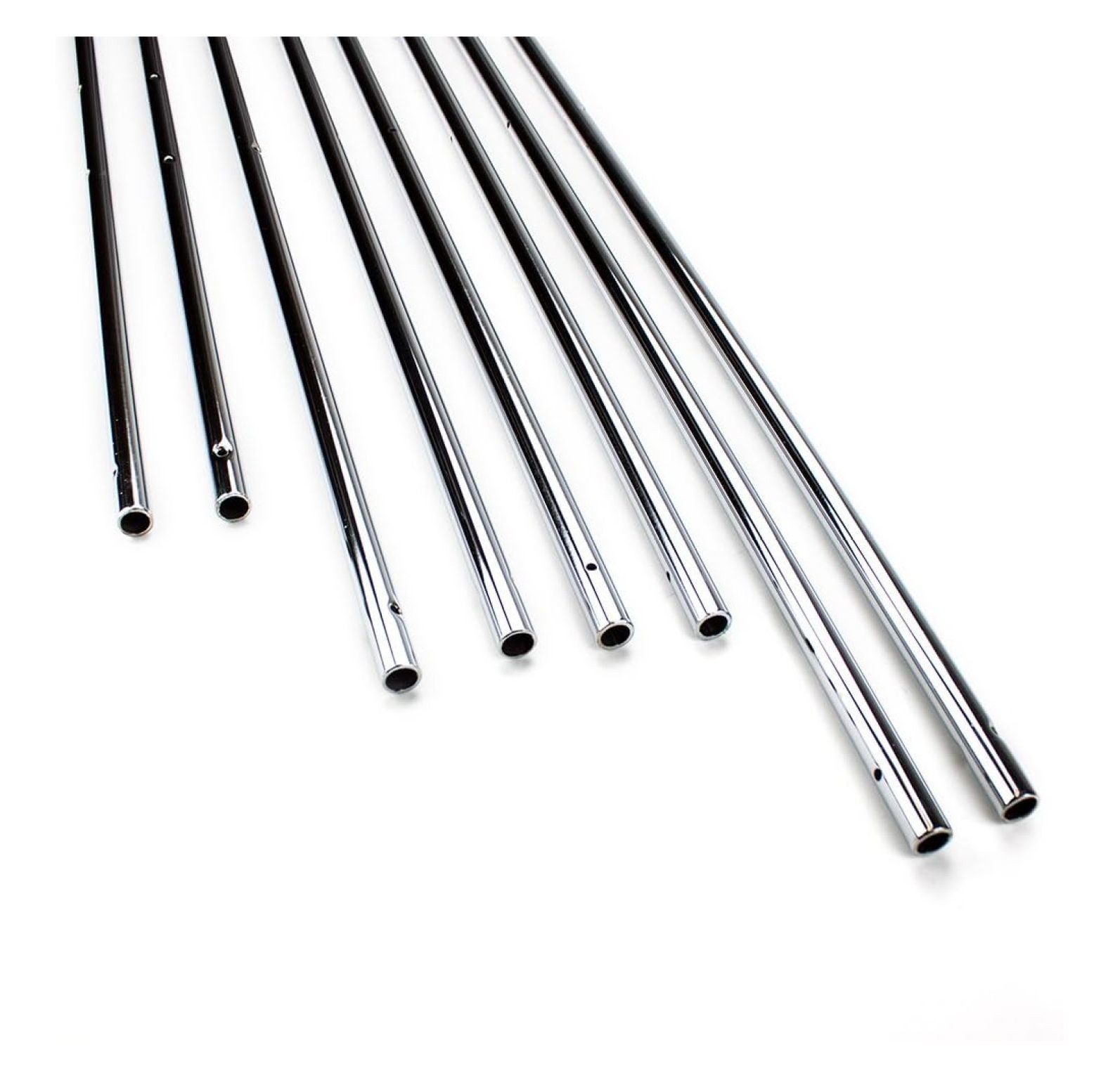 Hollow 5/8Inch Steel Rods for Standard Foosball Tables (Set of 8)