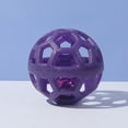 thumbnail image 1 of Hollow Balls Bells Inside Cleaning Teeth Interactive Training Rubber Ball for Pets, Holee Roller Dog Balls, 1 of 6
