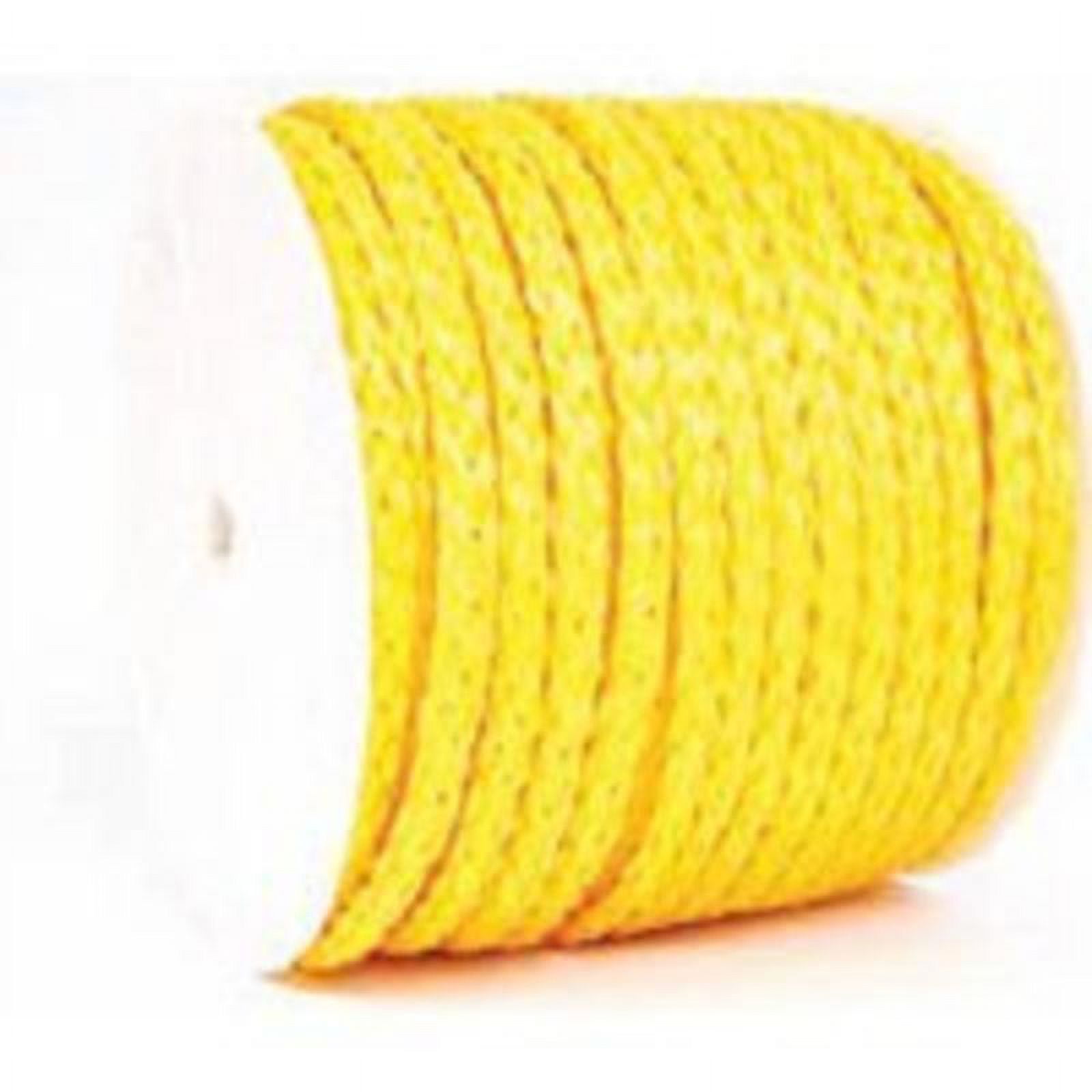 Koch 5060515 Hollow Braid Poly Rope 5/32"x45', Yellow