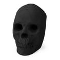 thumbnail image 1 of Hollow Ceramic Fireproof Skull, Fire Pits and Fireplaces, Black 1 Pack, 1 of 5