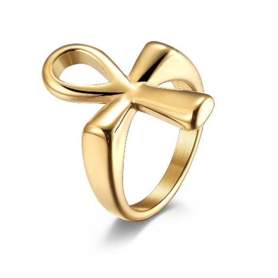Hollow Cross Ring