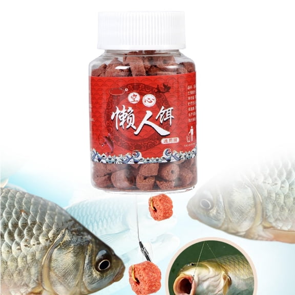 Hollow Fishing Bait Pellets, Ready-to-Use High-Efficiency Carp Bait, Professional Scented Fish Attractant for Freshwater Fishing, Easy Hook Up & No Mess, 1 PC