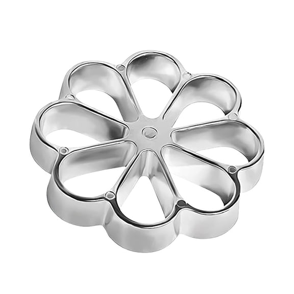 Hollow Flower Alum Inum Rosette Mold for Homemade Fried Cookies and Bak Ing Mould Tools with Durable Kitchen Fry Ing Tools for Festive Pastry Bak Ing