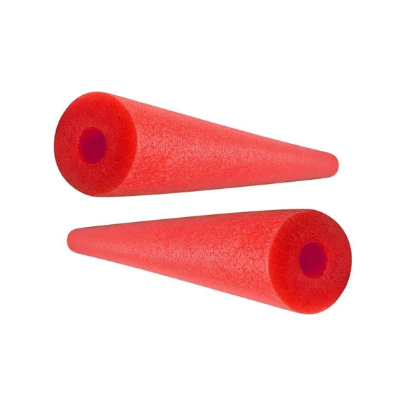 Hollow Foam Pool Noodles 2 Pack, 47x2.4 Inch Floating Sponge Logs, Flexible Pearl Cotton Swim Noodles Set for Adults Swimming Pool Water Game Aerobics Fitness Exercise, 2PCS