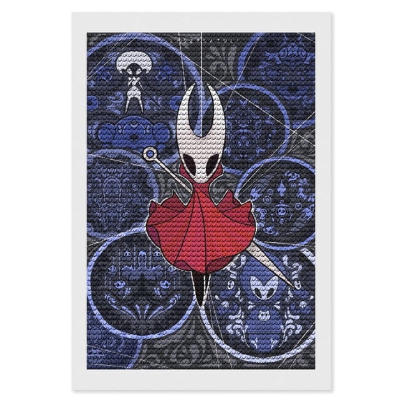 Hollow Game Kni-ght Picture Paintings Canvas Diamond Art Prints Wall Hang Decoration Home Game Gifts