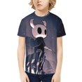 thumbnail image 1 of Hollow Game Kni-ght Silksong Youth T-shirt Short Sleeve Graphic Tops Breathable Shirt Tees, 1 of 9