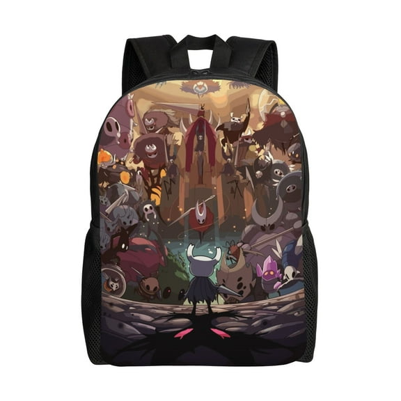 Hollow Game Knight Backpack Casual Daypack Large Capacity Travel Work School Back Pack Novelty Computer Bag Laptop Bag