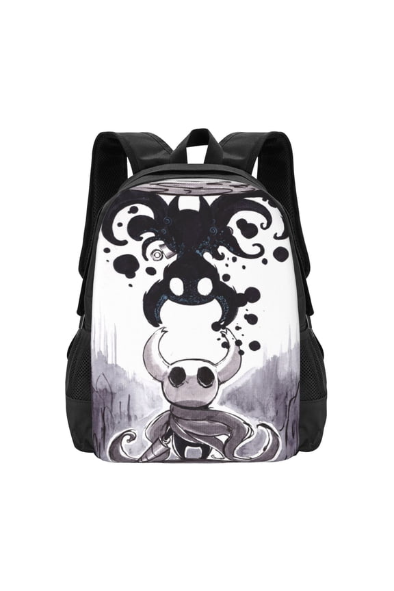 Hollow Game Knight Backpack Lightweight College Bookbags Laptop Travel Backpacks Work Large Capacity Adult Bags