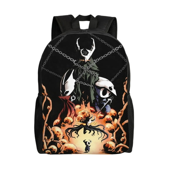 Hollow Game Knight Backpack Lightweight Daypack Large Capacity Travel Work College Back Pack Novelty Backpacks Laptop Bag