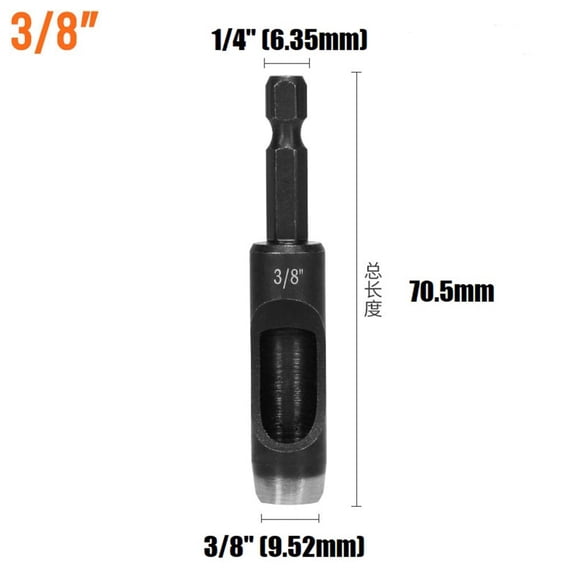 Hollow Hole Punches Convenient Plastic and Rubber Hollow Hole Punches for Electric Drill Perfect for Leather and More!