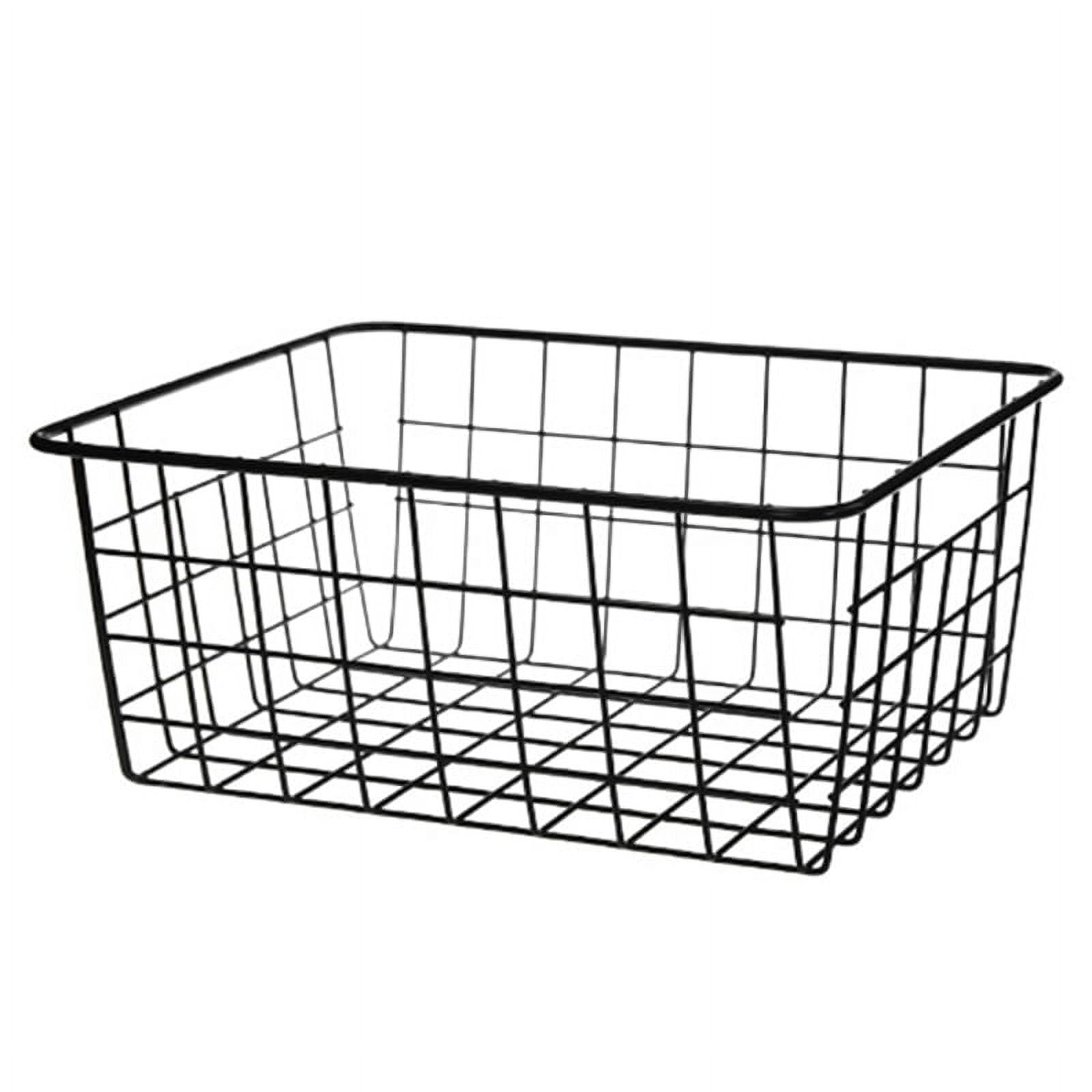 Hollow Iron Wired Basket, Storage Baskets Metal Basket Without