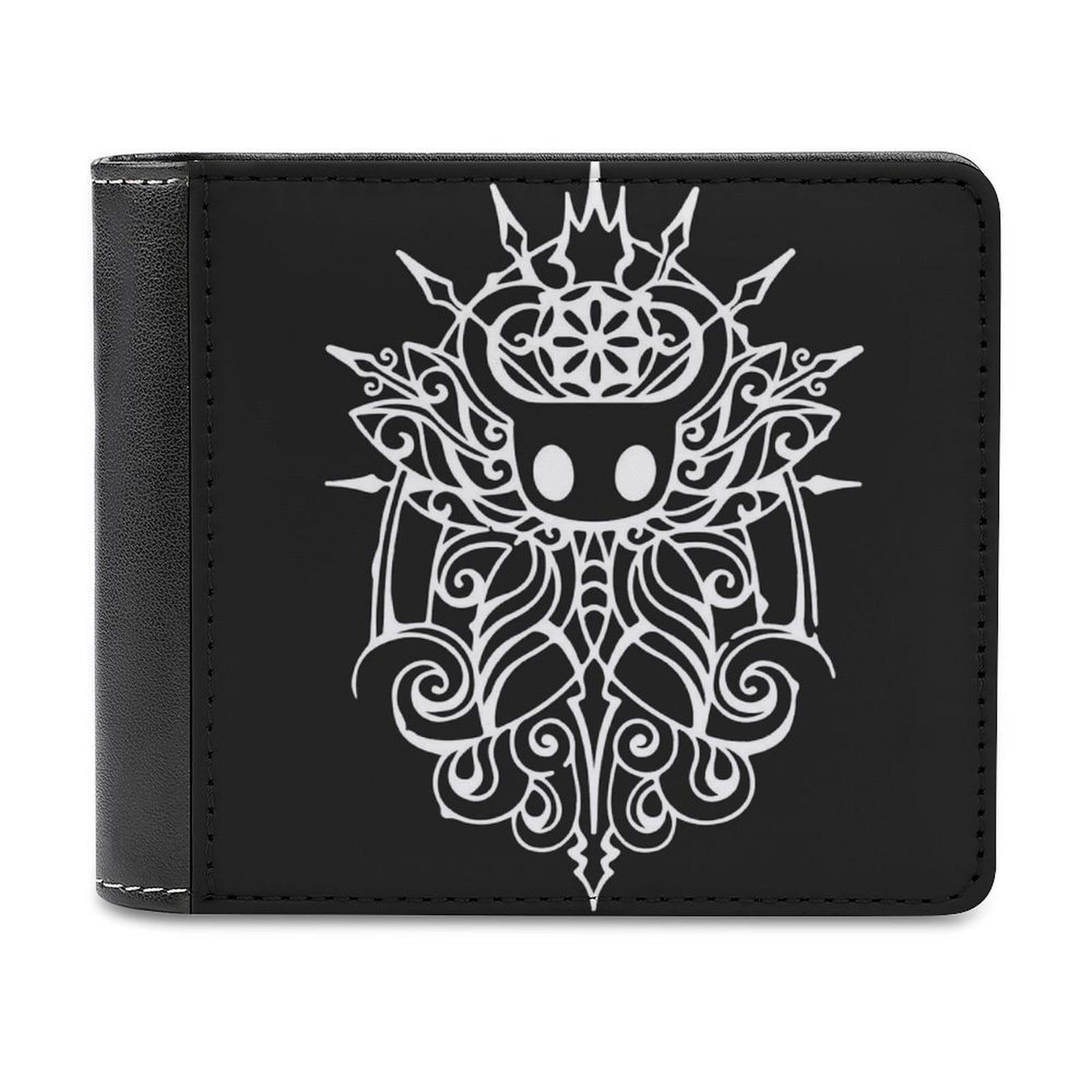 Knight Wallet Hollow Knight Leather Wallet Slim Card Wallet Bifold RFID Blocking Card ...