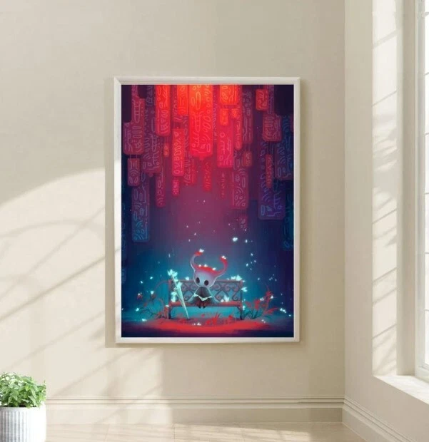 Hollow Knight Video Game Movie Poster Film Print Wall Art 9 NO FRAMED ...