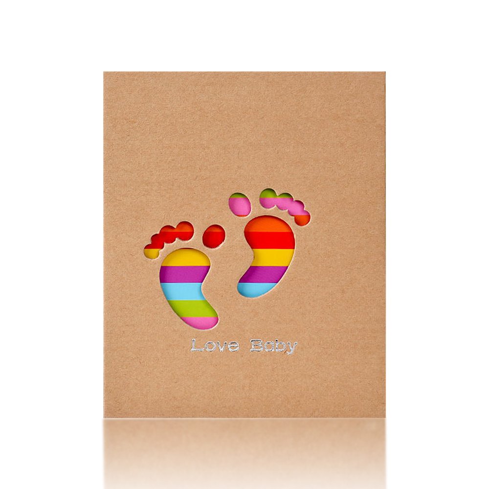 Hollow Kraft Photo Album Slip In Hold 100 Pockets 7x5 inch Picture