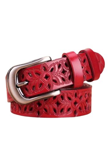 Floral Leather Belt Patterns