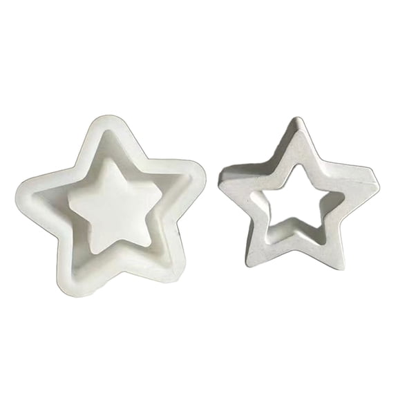 Hollow Out Star Resin Mold for DIY Gypsum Ornament Craft Home Decor Art Craft, Epoxy Resin Molds