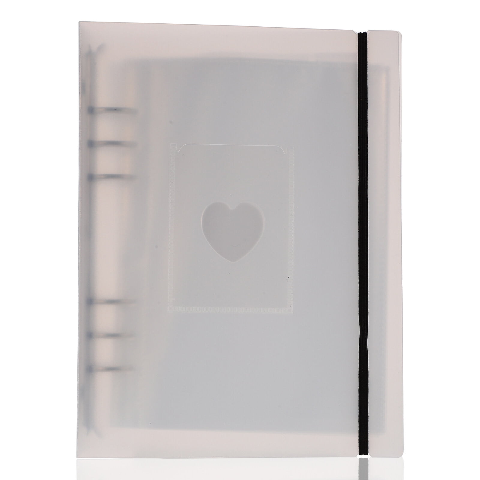 Hollow Out Heart Photo Album Postcard Storage Book Sleeves Cover with