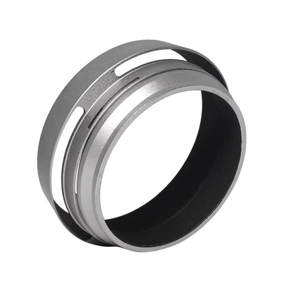 Hollow Out Metal Lens Hoods Camera Lens Protections Accessory for X100V X100F X100S X100T X70 with 49mm Adapter Rings