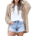 thumbnail image 1 of Hollow-Out Women Knit Kimono Caridgan Open Front Loose Sweater Coat, 1 of 4