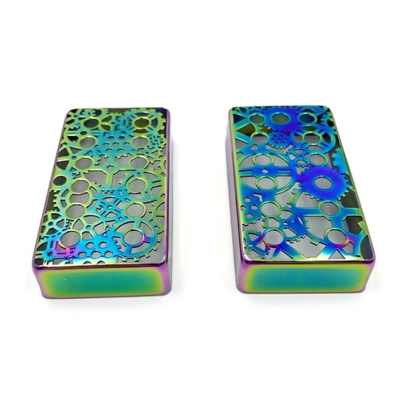 Hollow Pickup Cover Guitar Pickup Lid Humbucker Shell Professional Pickup Protective Case Brass Texture for Guitar