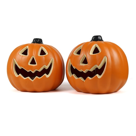 Hollow Pumpkin LED Lantern Halloween Party Decor with Colorful Lights for Home Bar Shop Indoor Outdoor, Battery Operated Festival Light Prop Gift