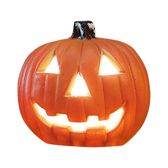 Hollow Pumpkin Prop for Halloween Decorations, Unlit Large Faux Plastic Pumpkin Model, Commercial Mall Window Display Outdoor Scene Layout Ornament，C