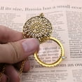 thumbnail image 1 of Hollow Retro Magnifying Glass Necklace Alloy Plating, 1 of 2