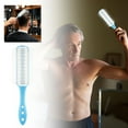 thumbnail image 1 of Hollow Rib Comb Big Back Hair Brush for Men Styling Wet Dry Hairdressing Smooth Detangling Salon Quality Comb, 1 of 5