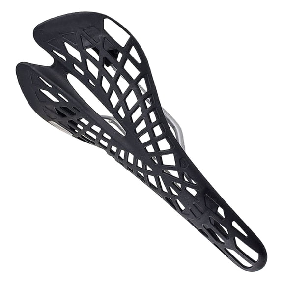 Hollow Saddle Seat Road Mountain Bike Breathable Spider Web Seat Cushion Bike Saddle Replacement Bicycle Seat for Unisex