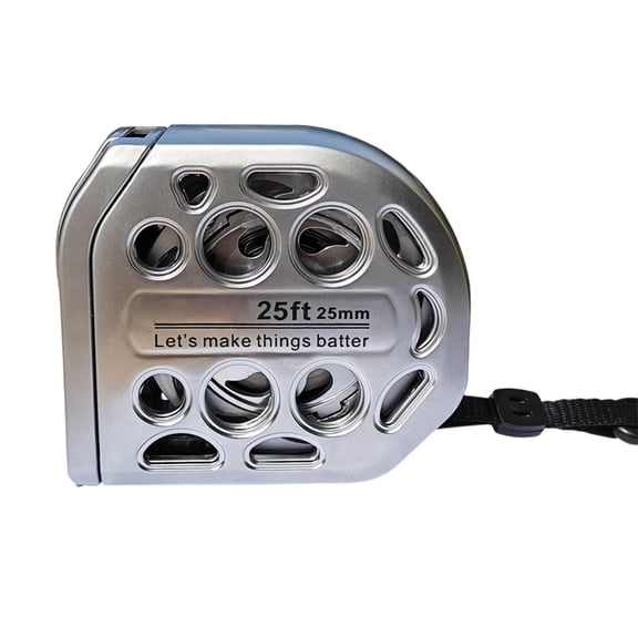 Hollow Stainless Steel Measuring Tape with Double-Sided Metric and Imperial Scale, Waterproof and Sandproof for Crafts, DIY, and Professional Use