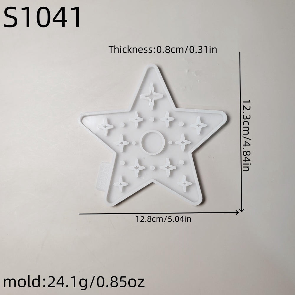 Hollow Star Storage Box Silicone Mold Decorative Pattern Star Lantern ...
