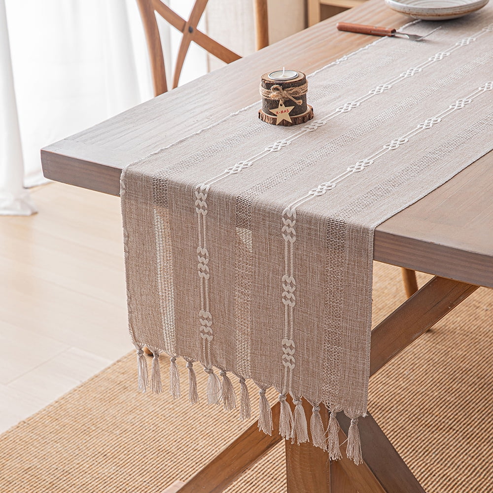 Elegant Comfort Embroidery Misho Runner-Dresser Scarf for Home Roo