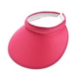 thumbnail image 1 of Hollow Top Sun Hat for Women Wide Brim, UV Protection, Women's Golf Hat Beach Sun Hat Hollow Top Sun Hat, Summer Beach Packable Visor Travel Foldable Sun Hat Adjustable Size, 1 of 4