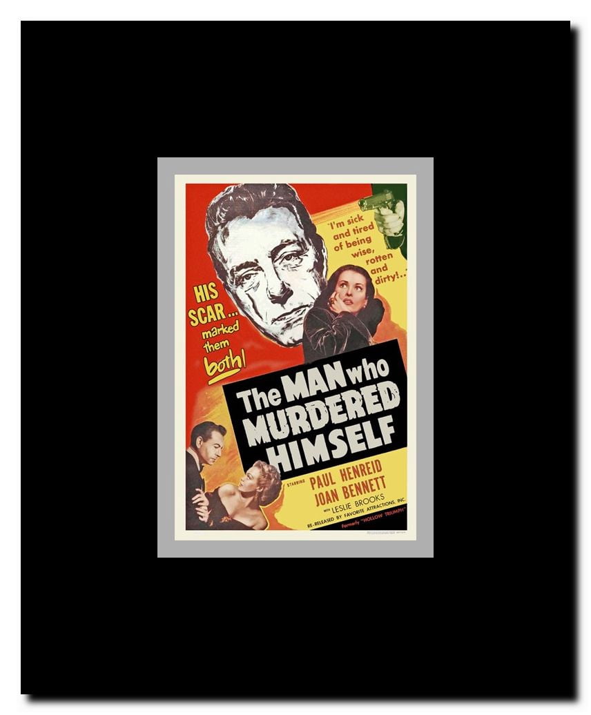 Hollow Triumph Framed Movie Poster